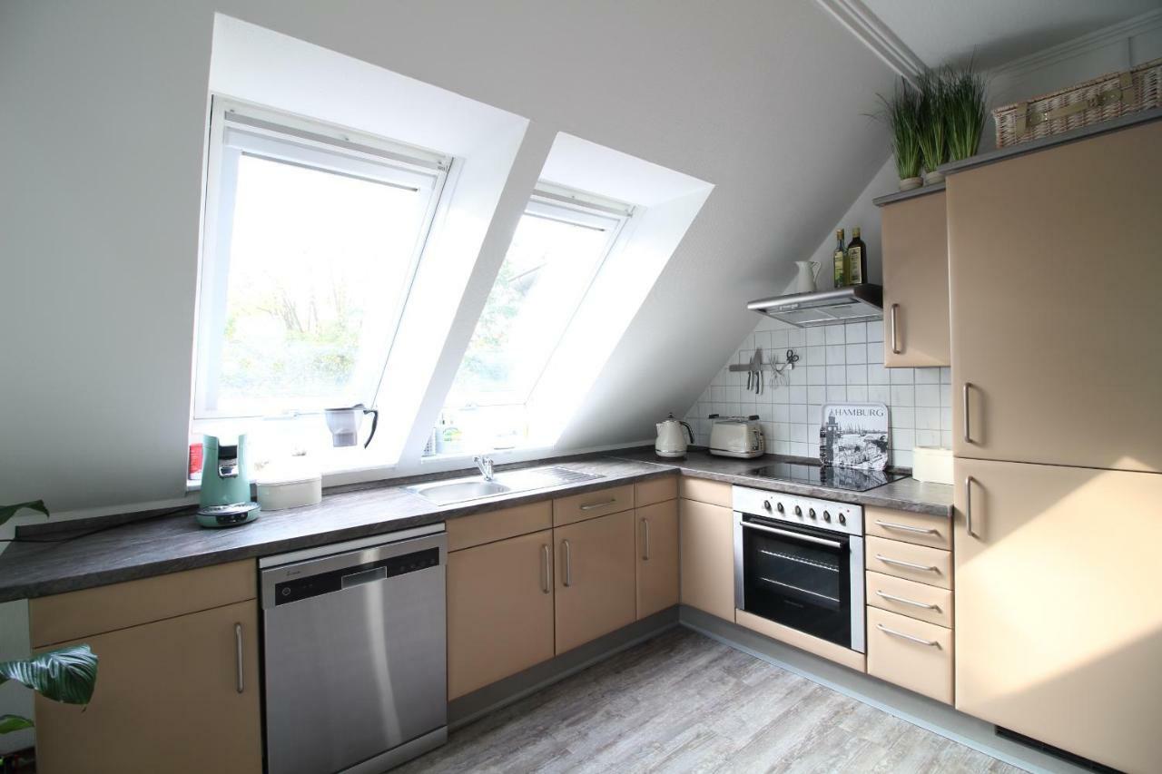 Ferienwohnung Elbperle94 Hamburg Exterior foto